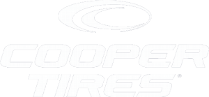 Logo of Cooper Tires with the brand name in gray uppercase letters and an oval design above it, all on a white background.